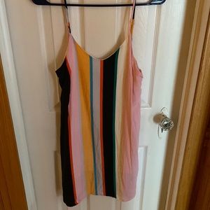 Candy strip sun dress
